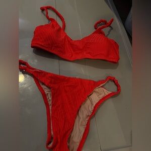 pqswim bikini set red
smalls